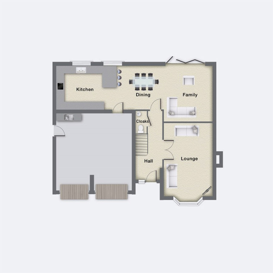 The Sandringham 6 Bed Home In Menston Chartford Homes Floorplans Ground Floor The Sandringham Wharfedale